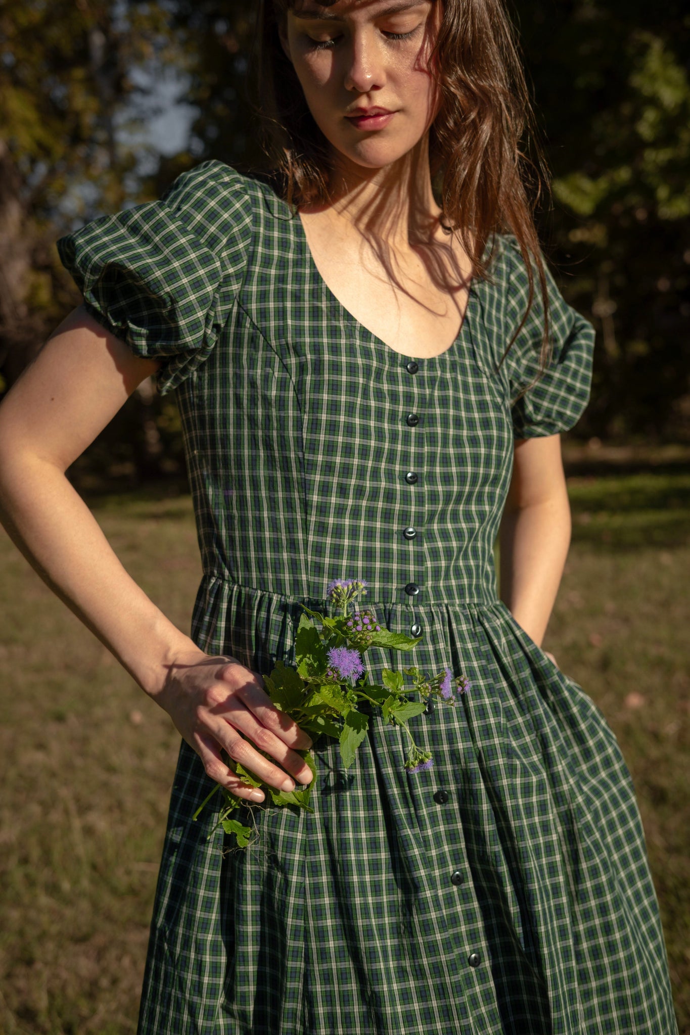 Maeve Dress in Haworth Plaid