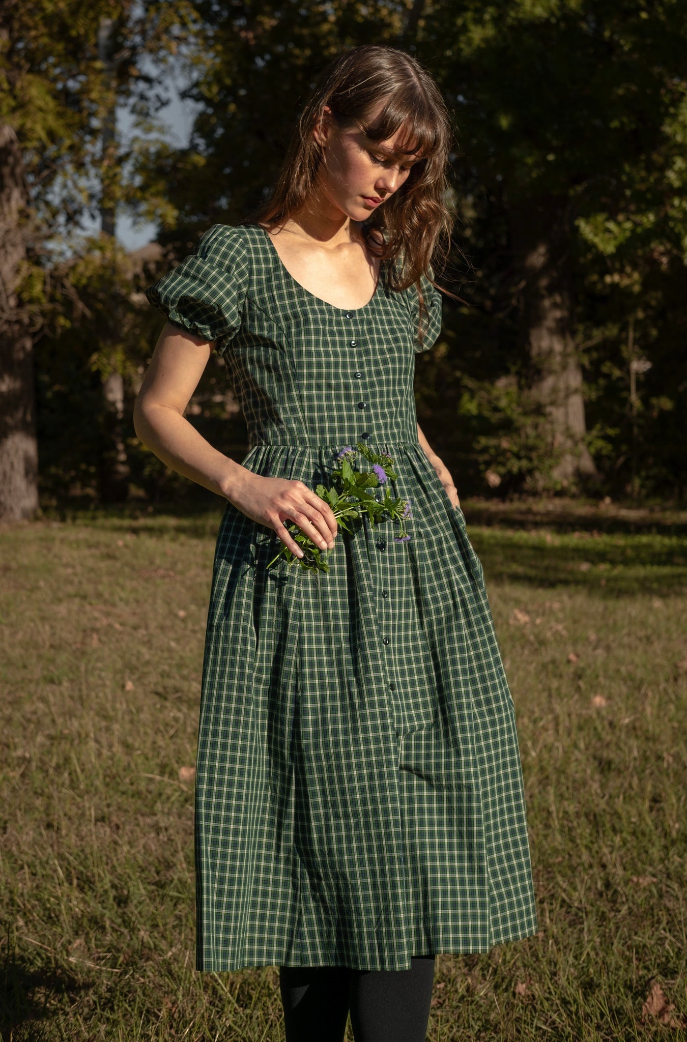 Maeve Dress in Haworth Plaid