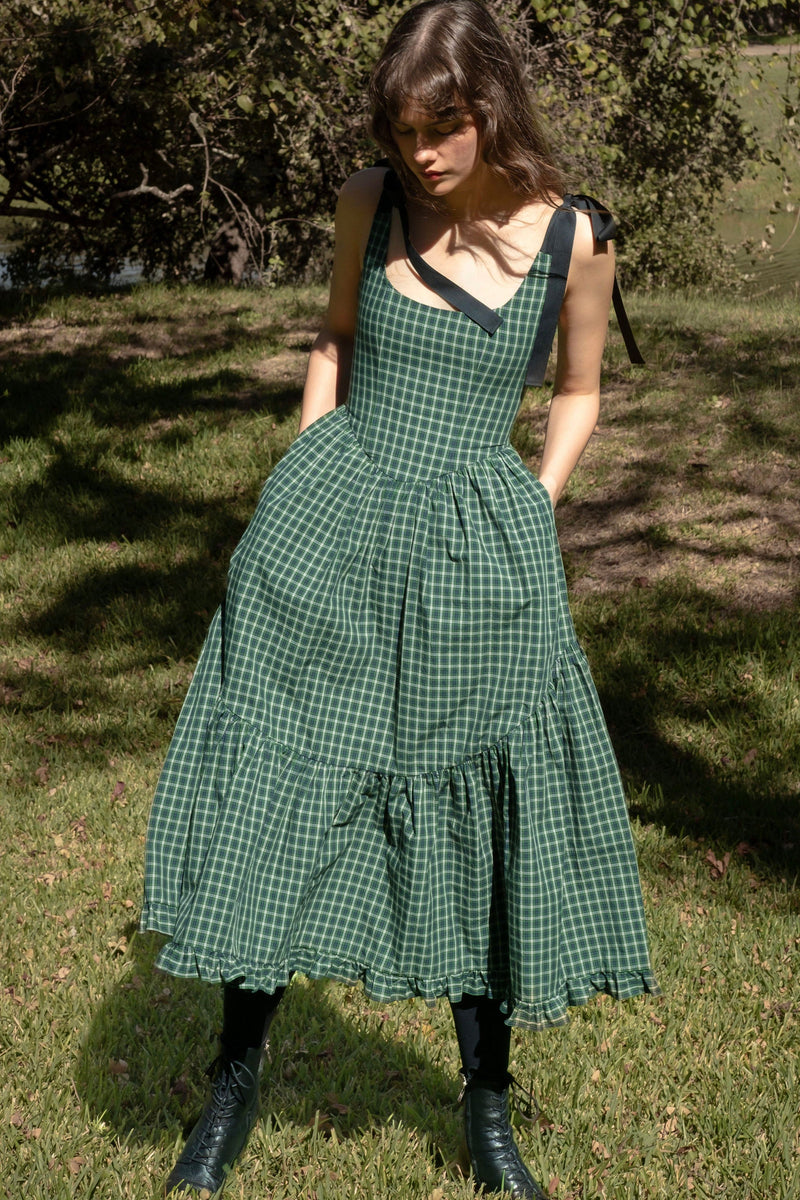 Mirabelle Dress in Haworth Plaid Of Her Own Kind