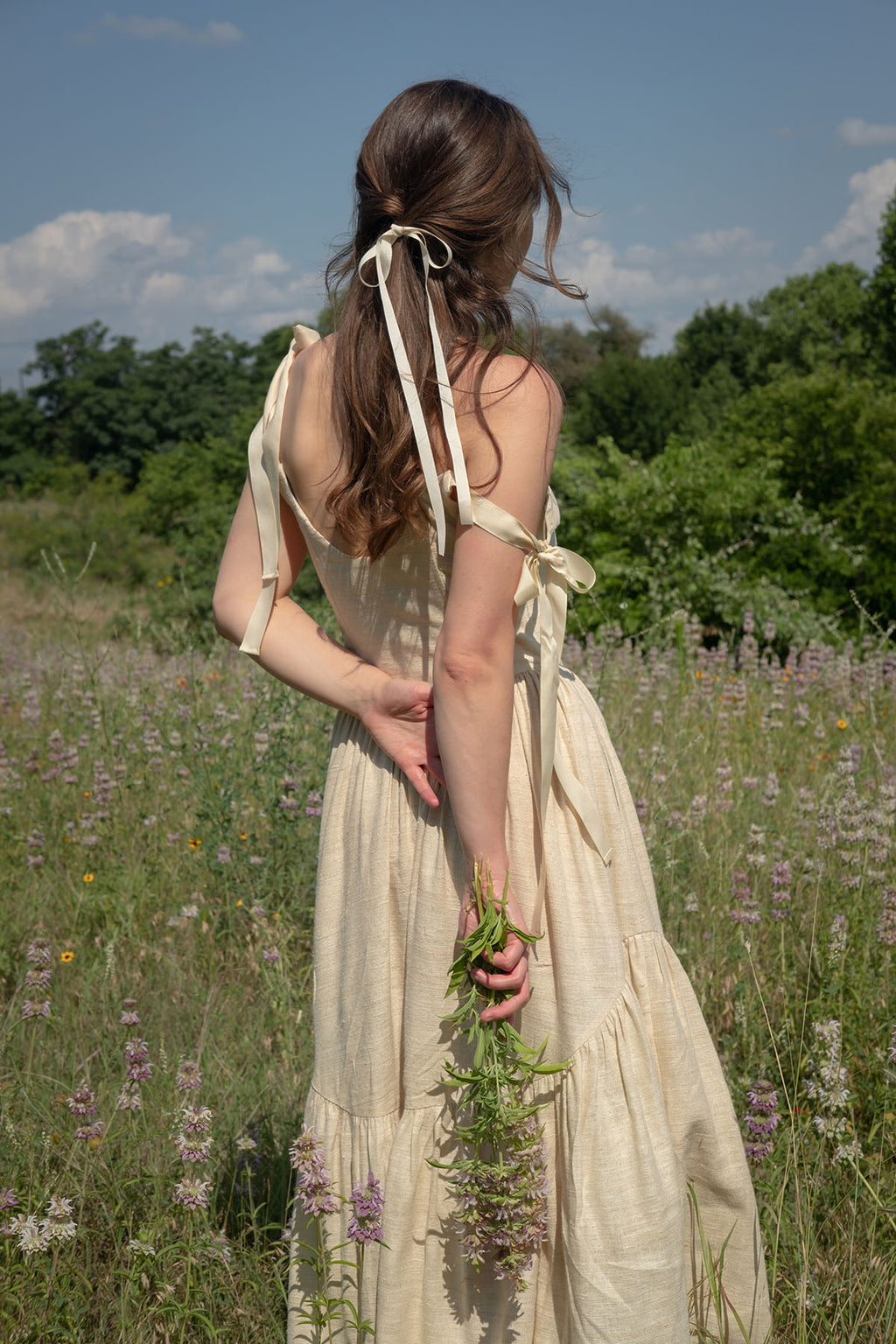 Mirabelle Dress in Wild Silk