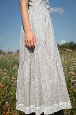 Claudette Dress in French Blue Floral