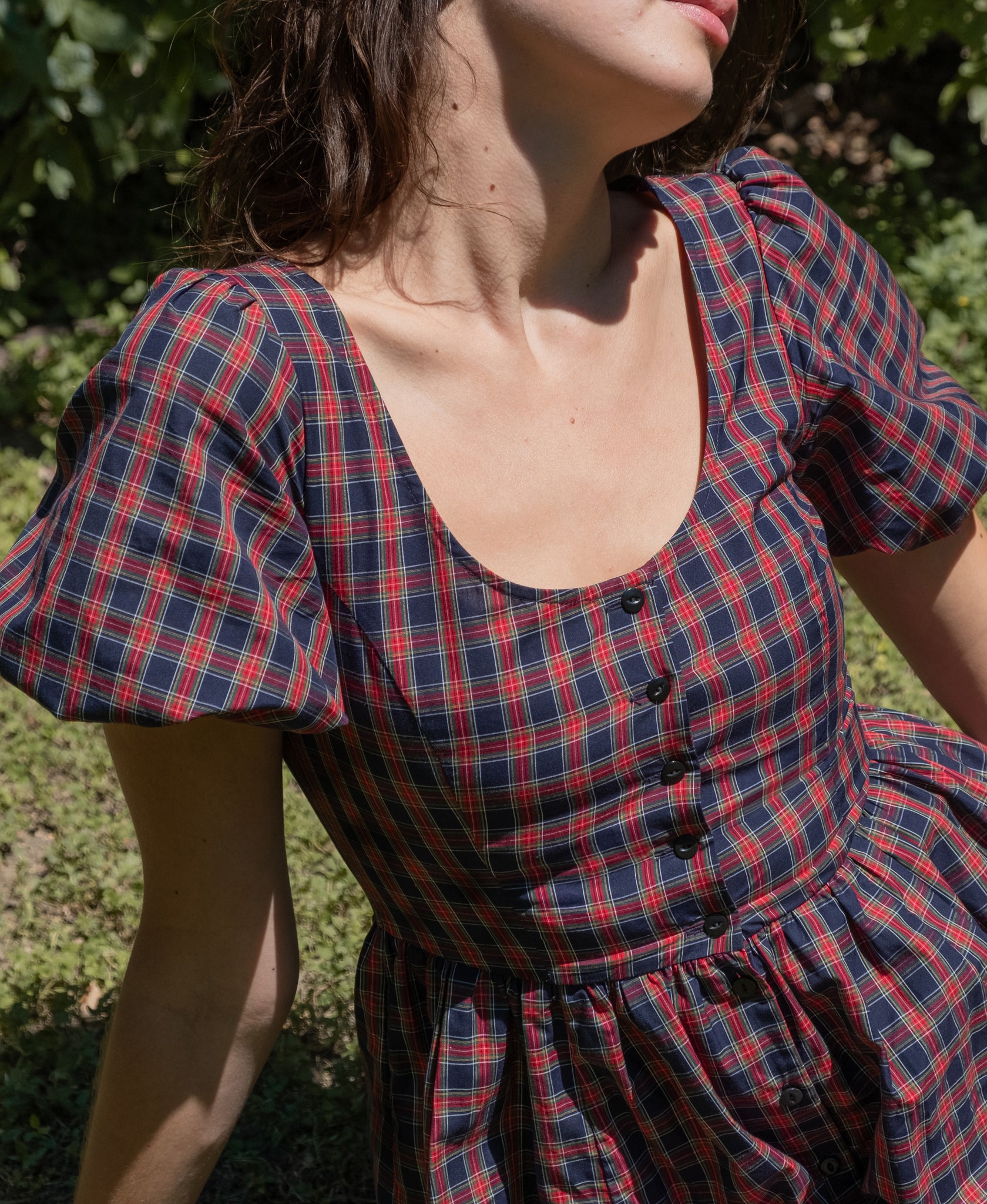 Maeve Dress in Arden Plaid