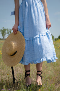 Adeline Dress in Blue Gingham Of Her Own Kind Adeline Dress in Blue Gingham Of Her Own Kind