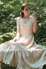 Mirabelle Dress in Ballet Blush Linen
