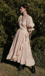 Lillian Dress in Ballet Blush Linen